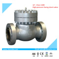 API Wcb Flanged Swing Check Valve with BV Inspection (12"-1500LB)